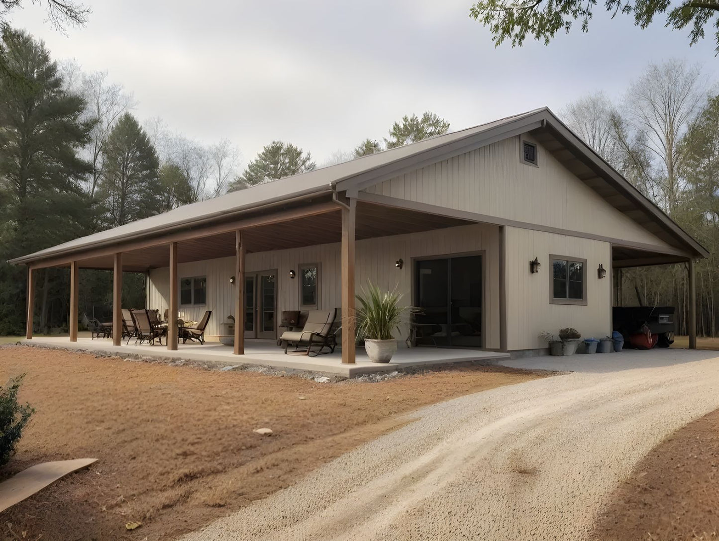 BCO-40035 Barndominium House Plan