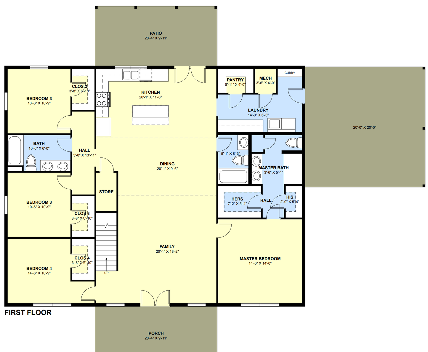 PL-2806 Bilbrey Barndominium House Plans
