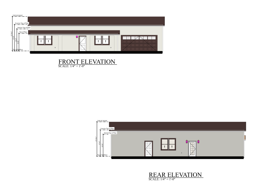 PL-2808 Paris Barndominium House Plan