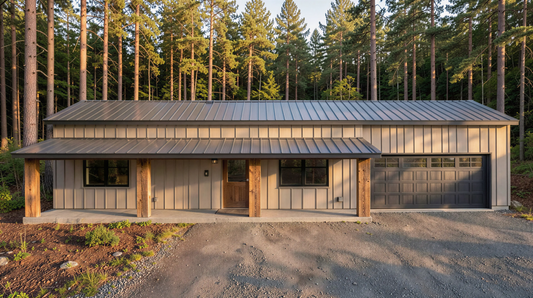 PL-2808 Paris Barndominium House Plan