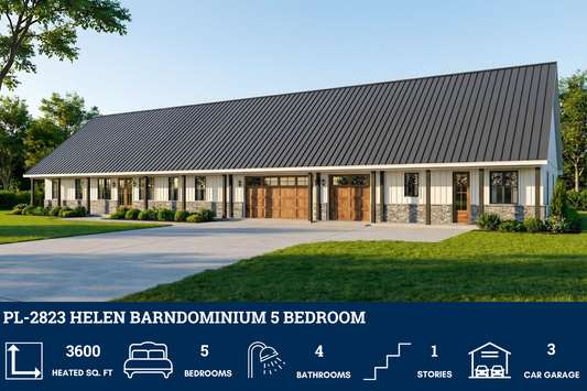 PL-2823 Helen Barndominium House Plan