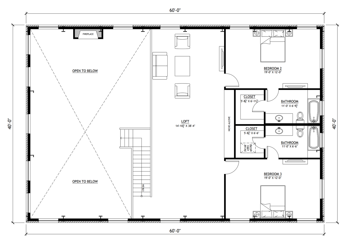 PL-2846 Maddox Barndominium House Plan