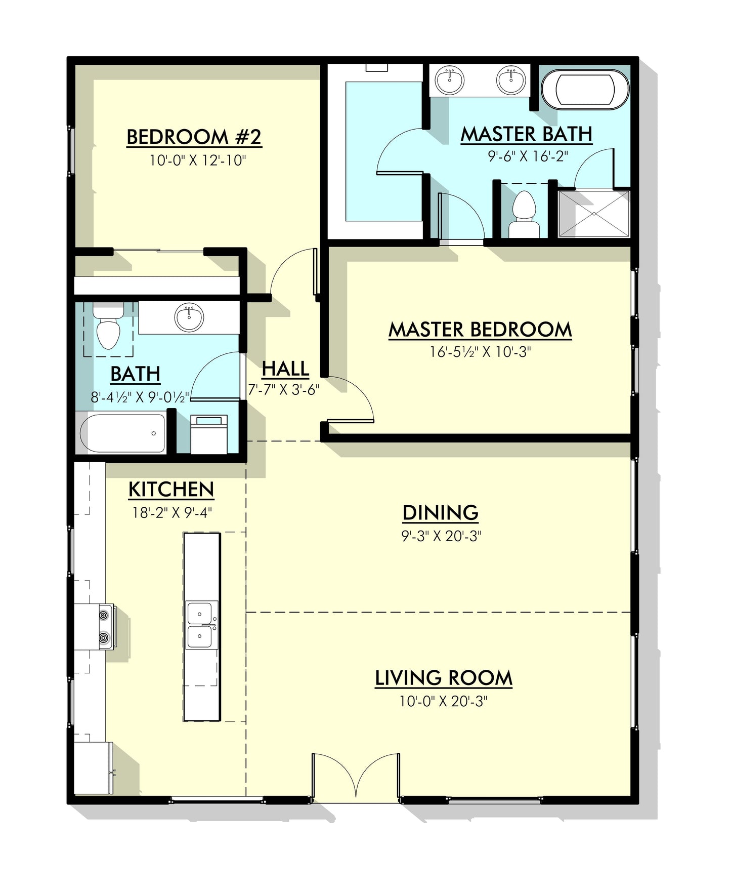 PL-3204 Atticus Barndominium House Plan
