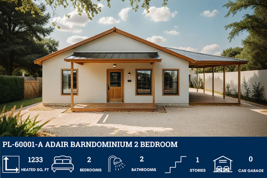 PL-60001-A Adair Barndominium House Plan