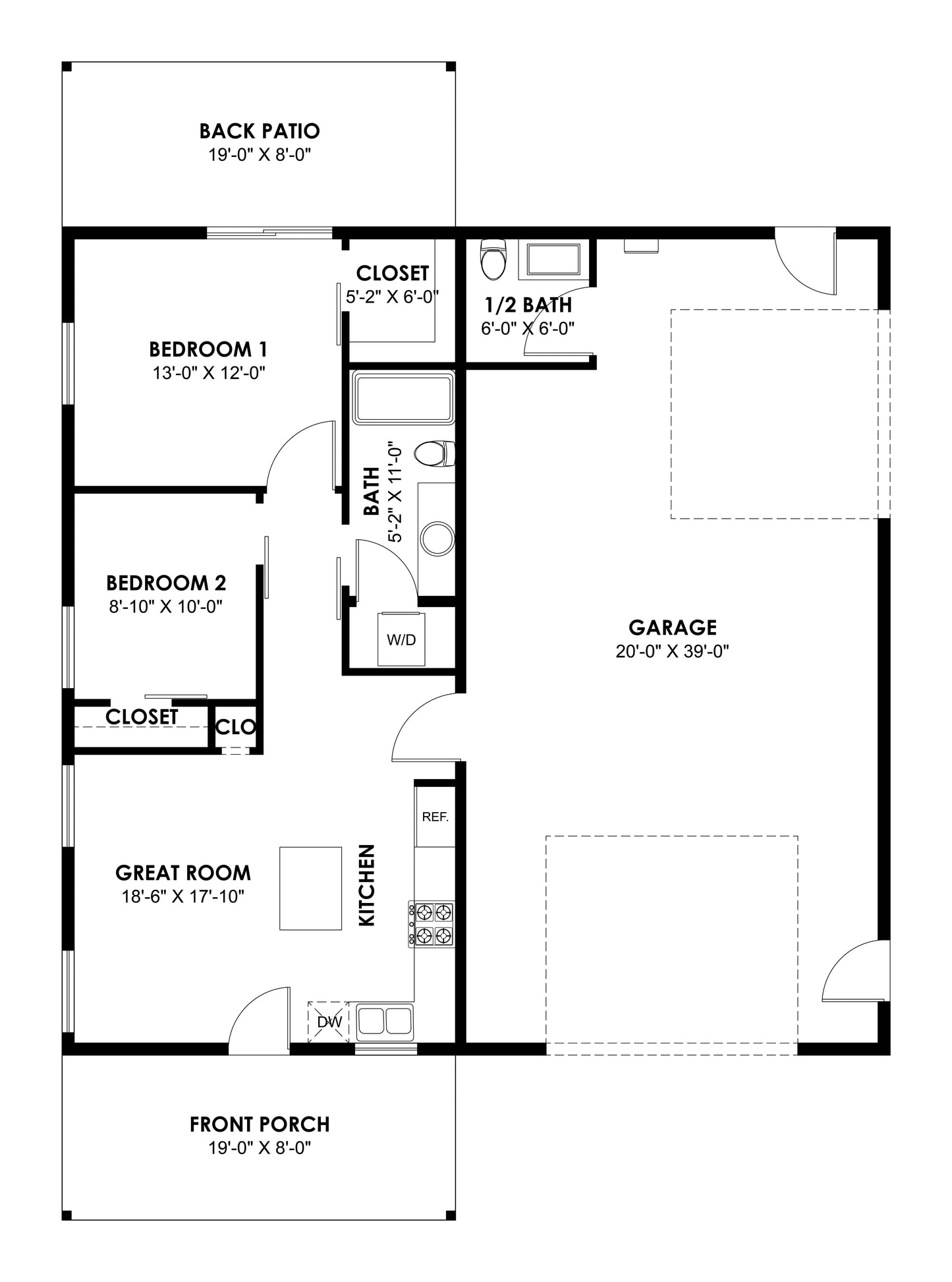 PL-60003 Bartow Barndominium House Plan
