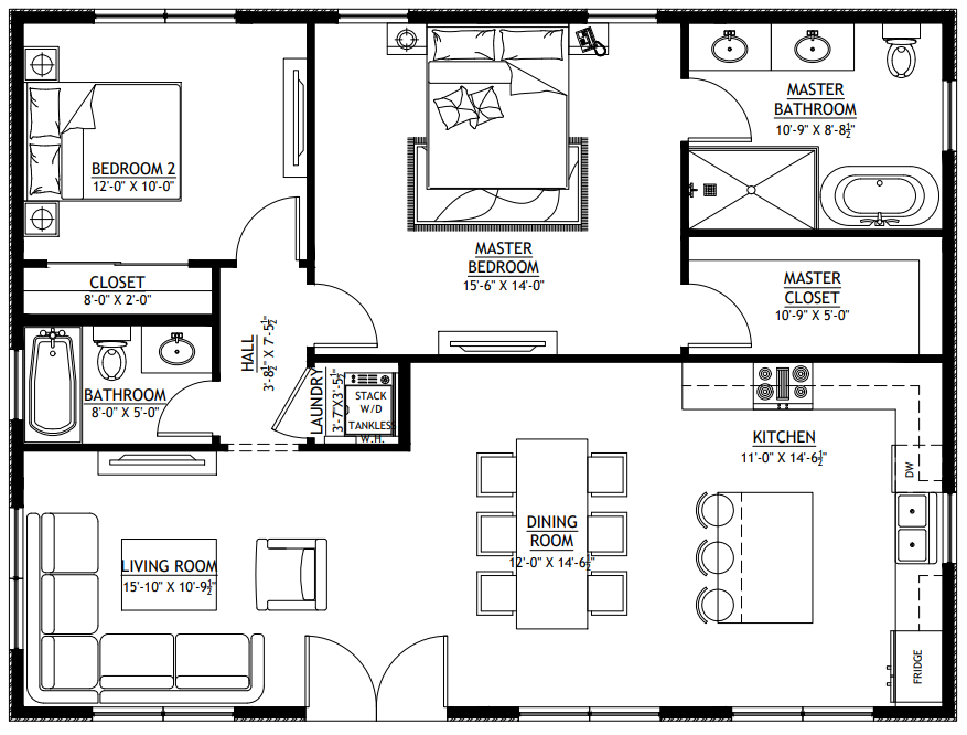 PL-60104 Clarion Barndominium House Plan