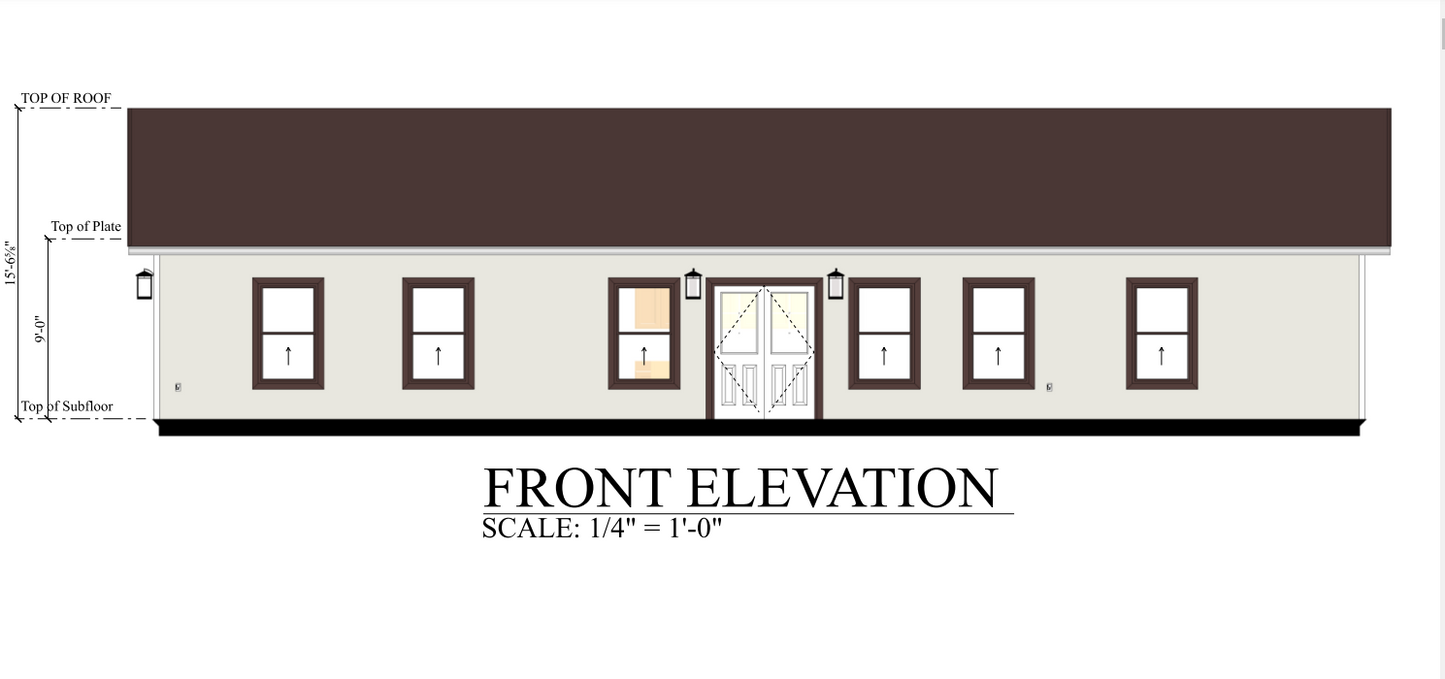 PL-60202 Catalina Barndominium House Plan