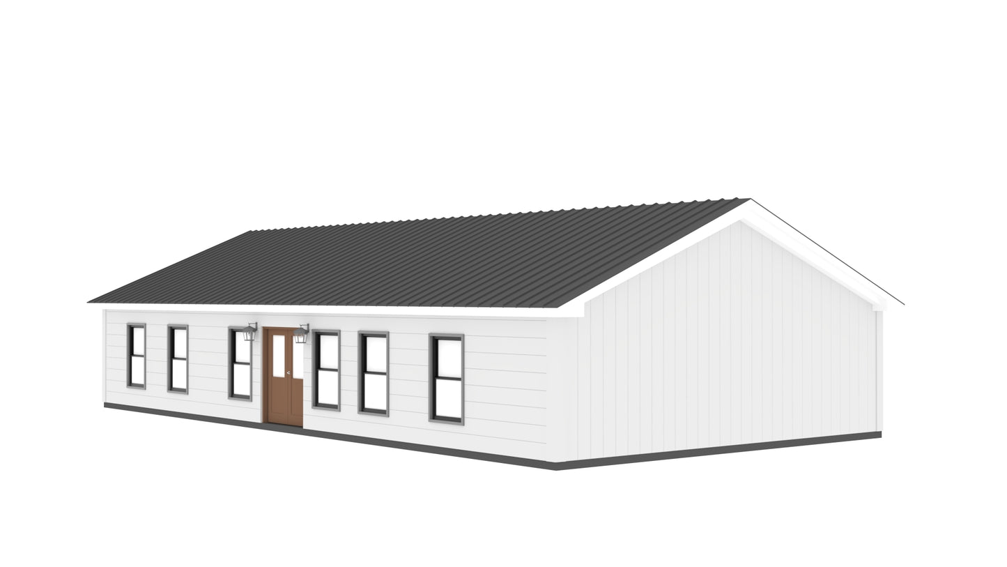 PL-60202 Catalina Barndominium House Plan