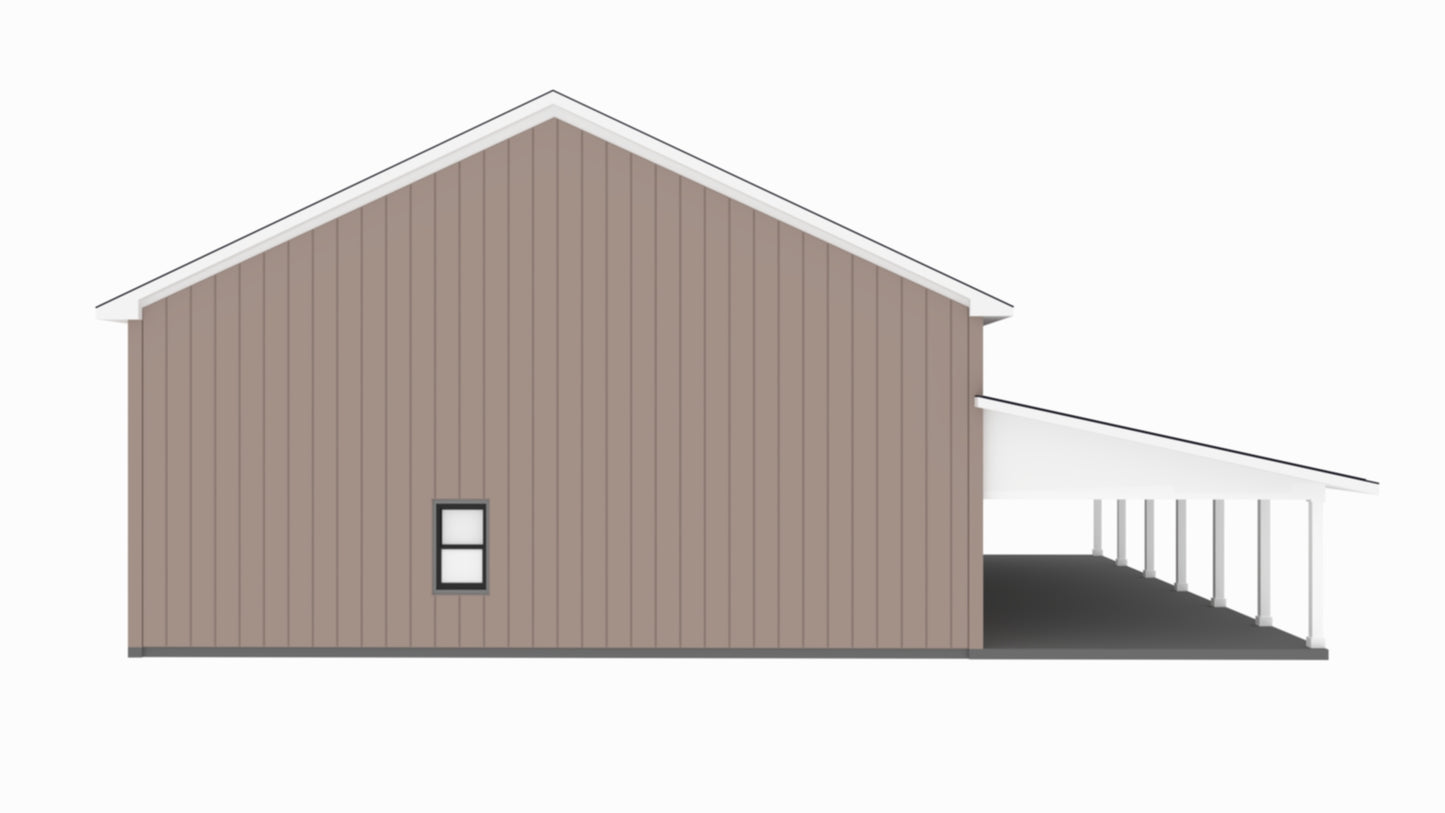 PL-60402 Amber Barndominium House Plan