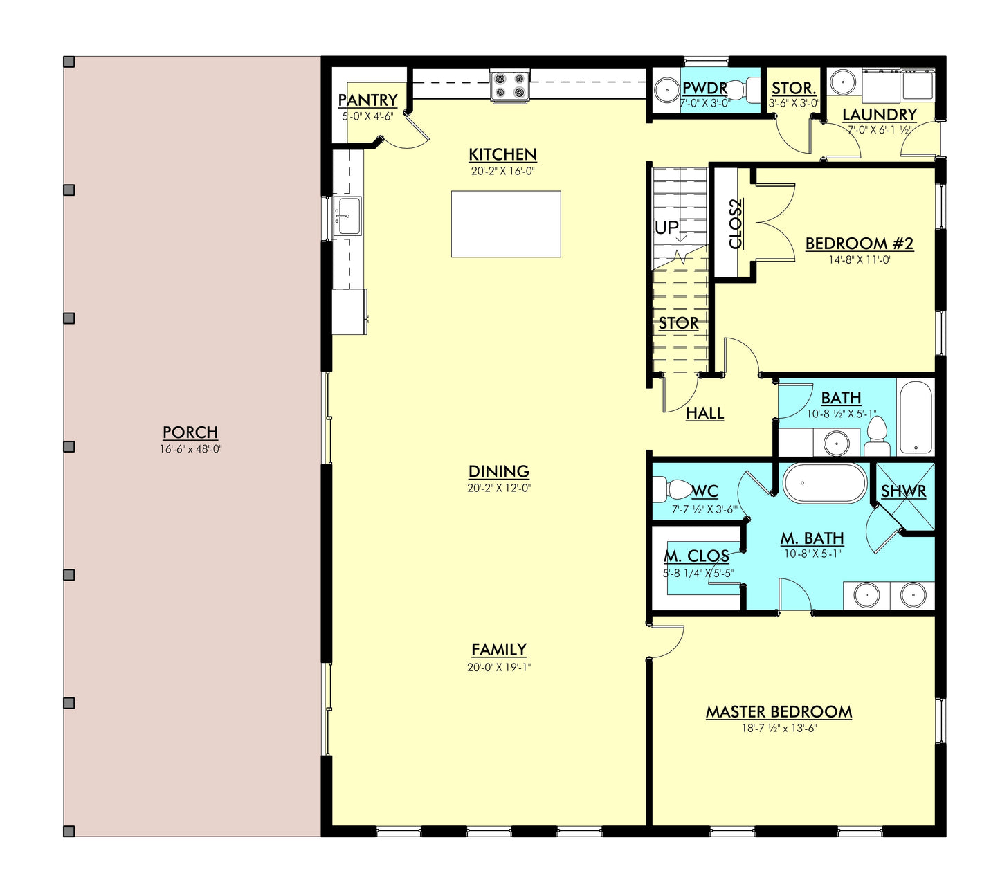 PL-60402 Amber Barndominium House Plan