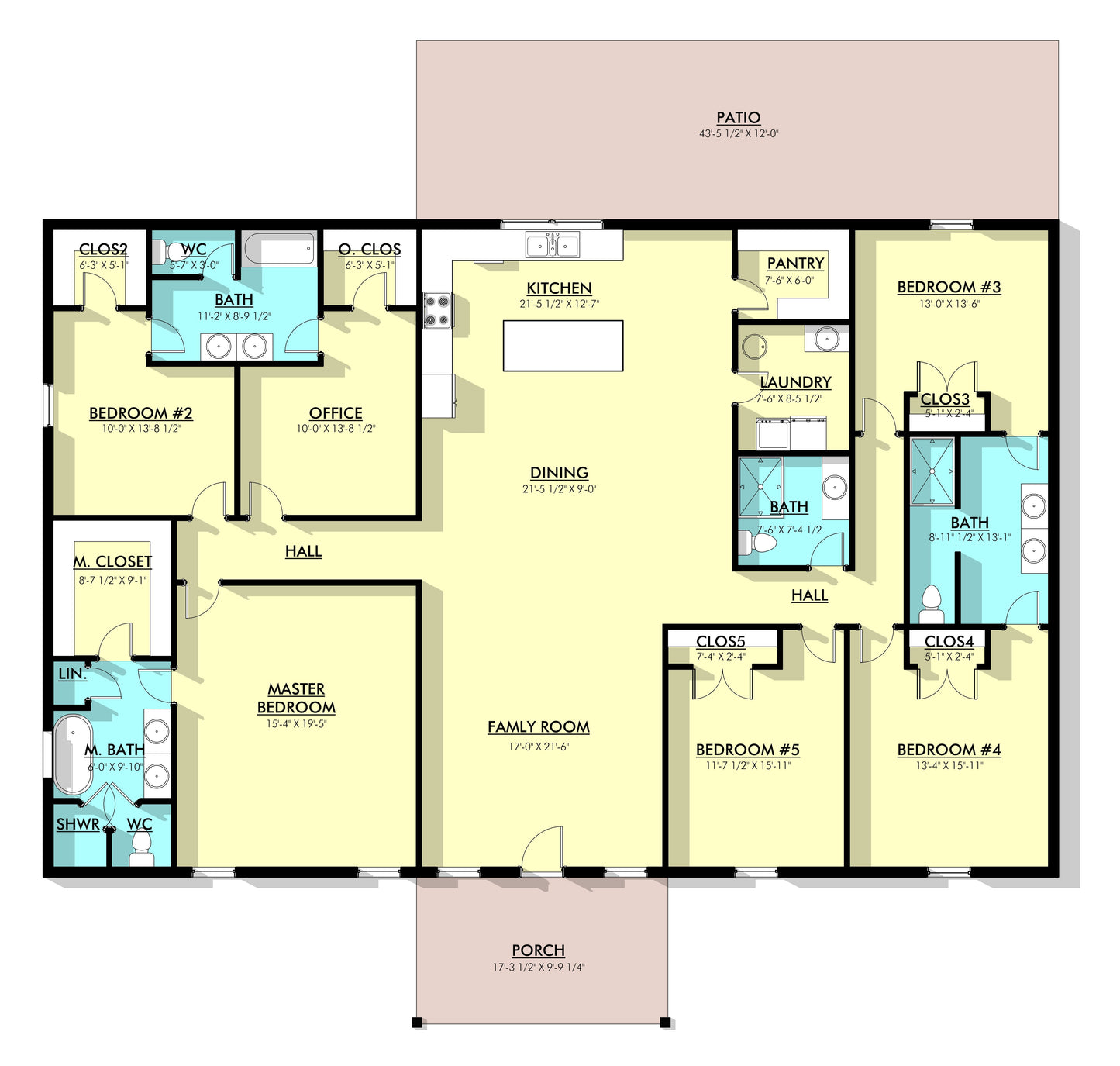 PL-60703 Sparrow Barndominium House Plan