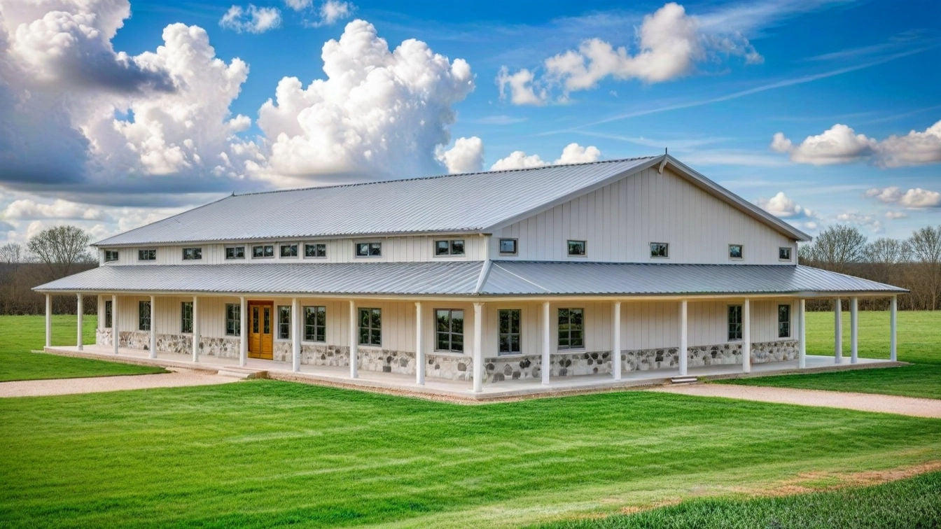 PL-60707-K Kessler Barndominium House Plan