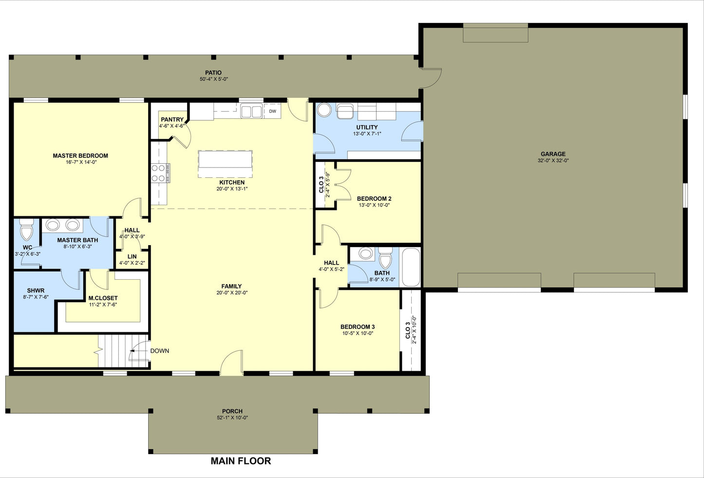 PL-60904 Paxton Barndominium House Plan