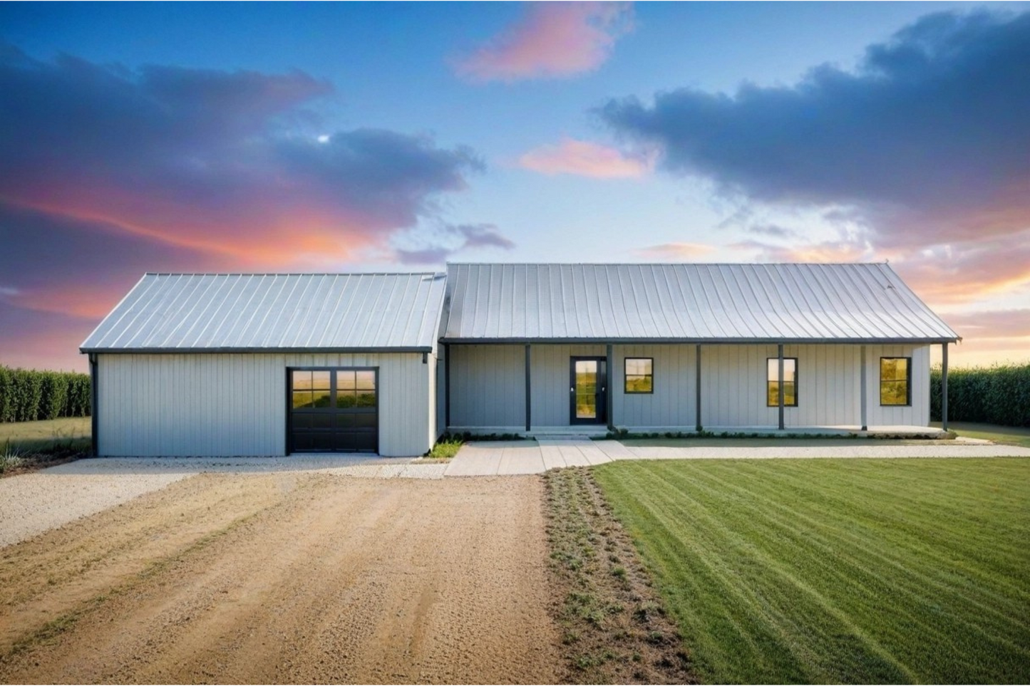 PL-60904 Paxton Barndominium House Plan