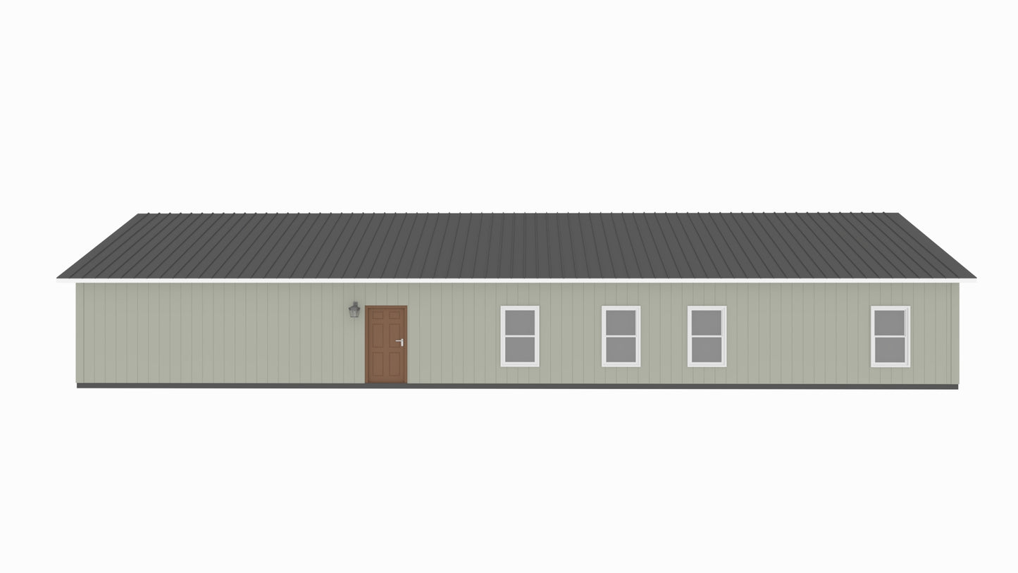 PL-61002 Penny Barndominium House Plan