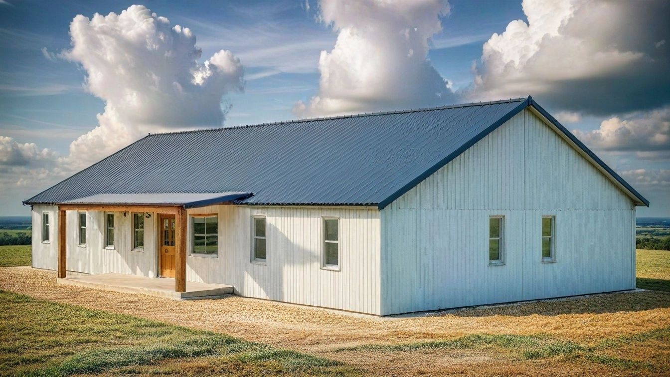PL-61302-A Adam Barndominium House Plan
