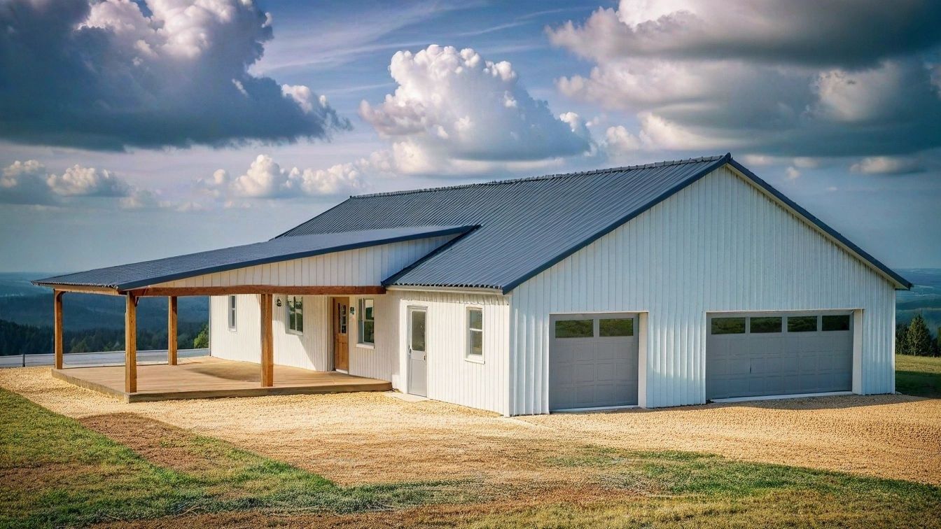 PL-61302-A Adam Barndominium House Plan