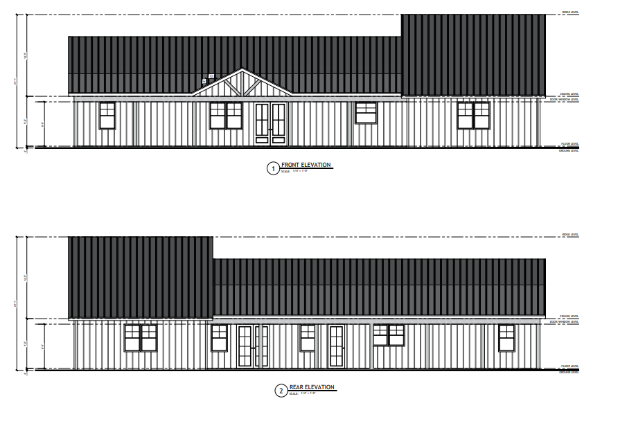 PL-61313-F Fox Barndominium House Plan