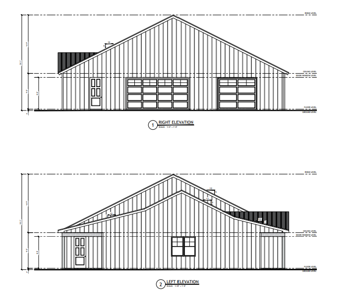 PL-61313-F Fox Barndominium House Plan