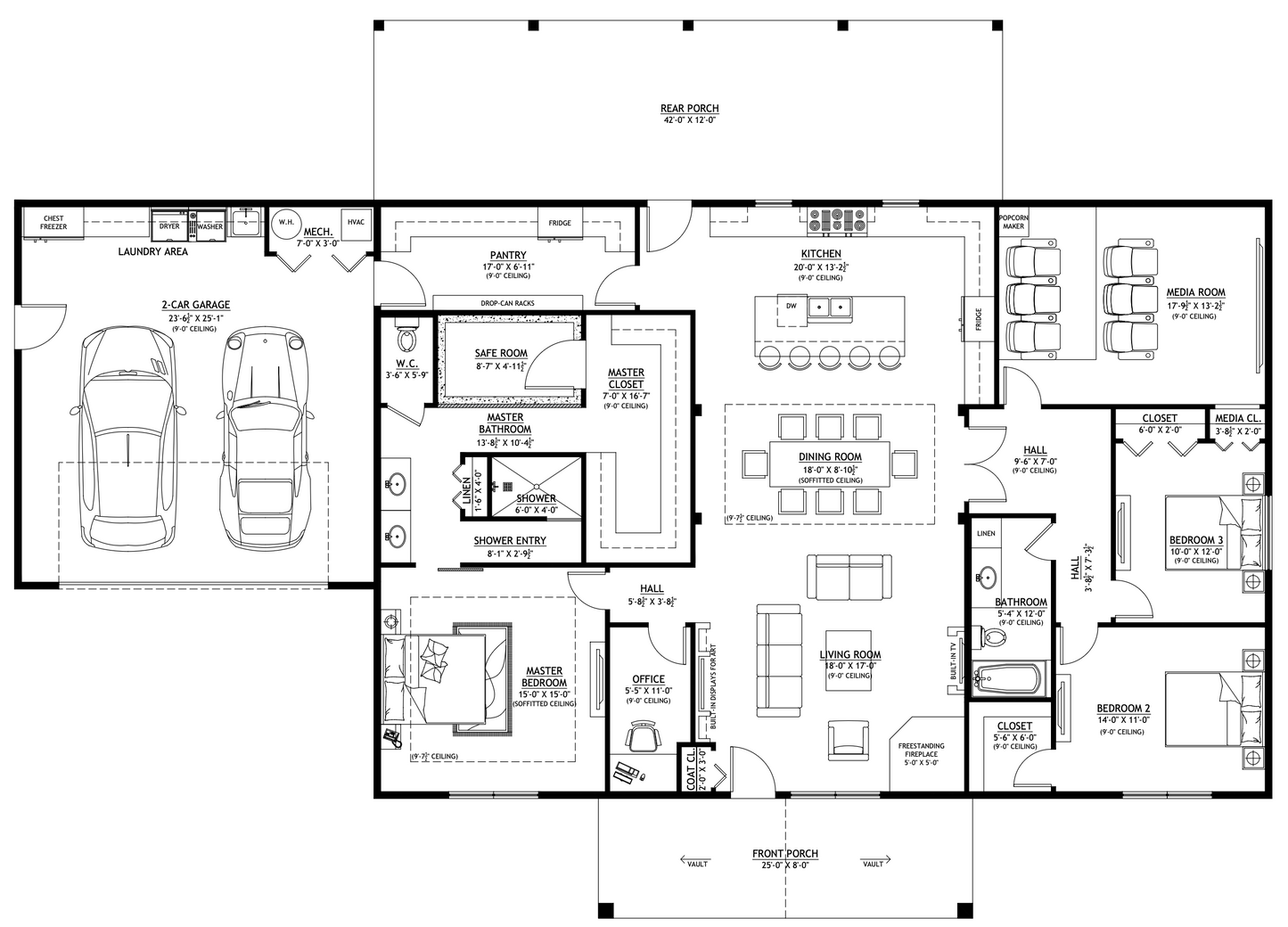 PL-61323 Angela Barndominium House Plan