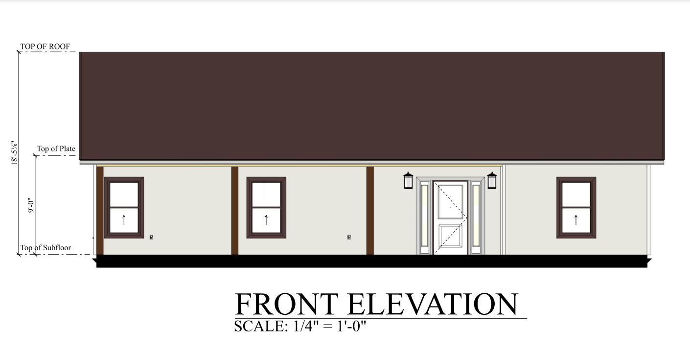 PL-61704 Milan Barndominium House Plan