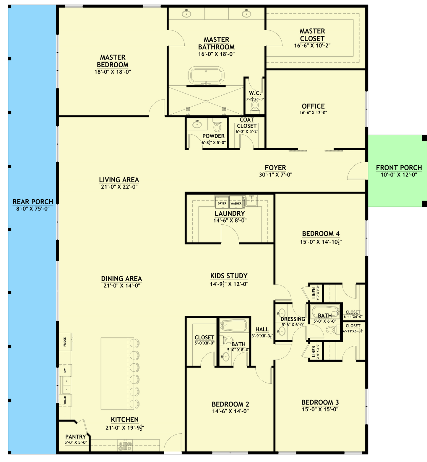 PL-61708 Nova Barndominium House Plan