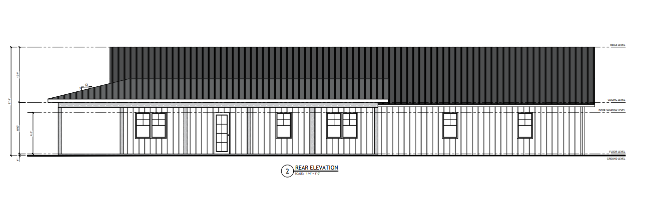 PL-61901 Athena Barndominium House Plan