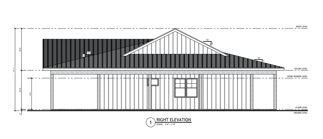 PL-61901 Athena Barndominium House Plan