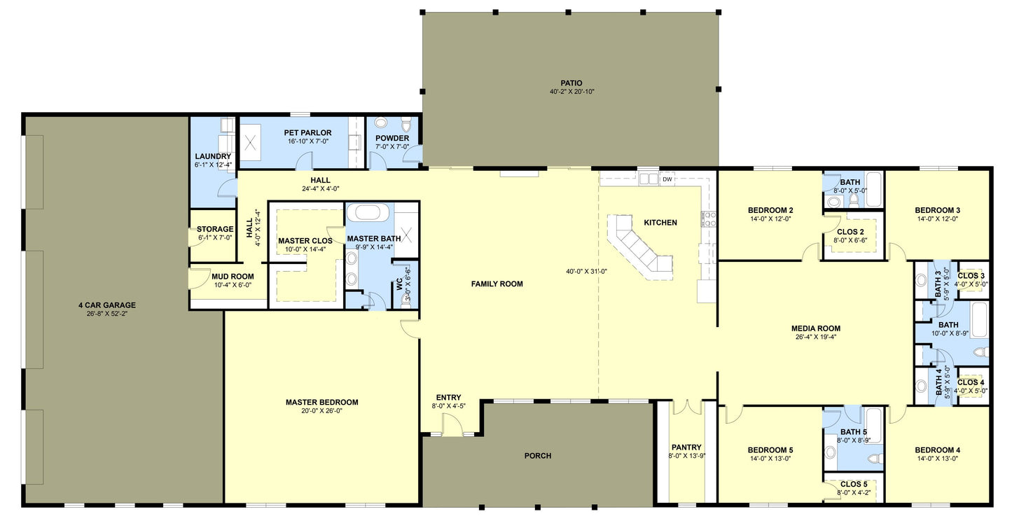 PL-62103 Willow Barndominium House Plans