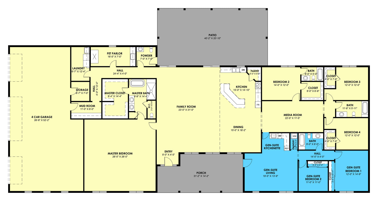 PL-62103-GS Barndominium House Plan