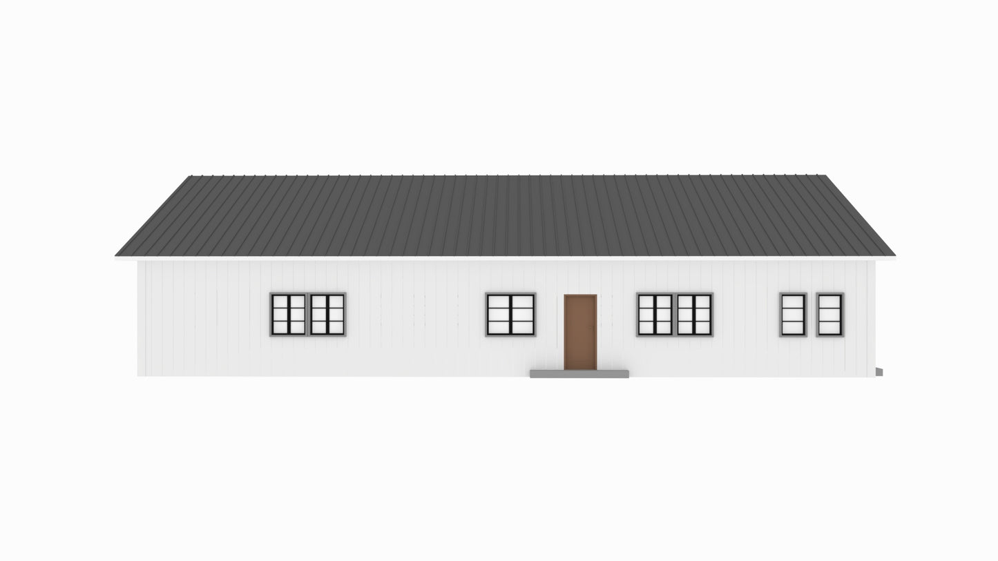 PL-62203 Underwood Barndominium House Plans