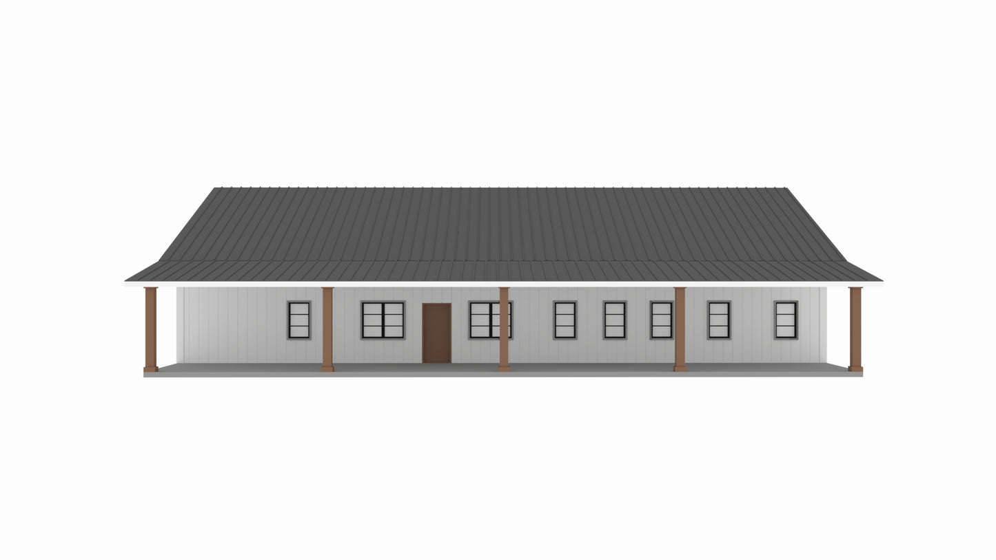PL-62203 Underwood Barndominium House Plans