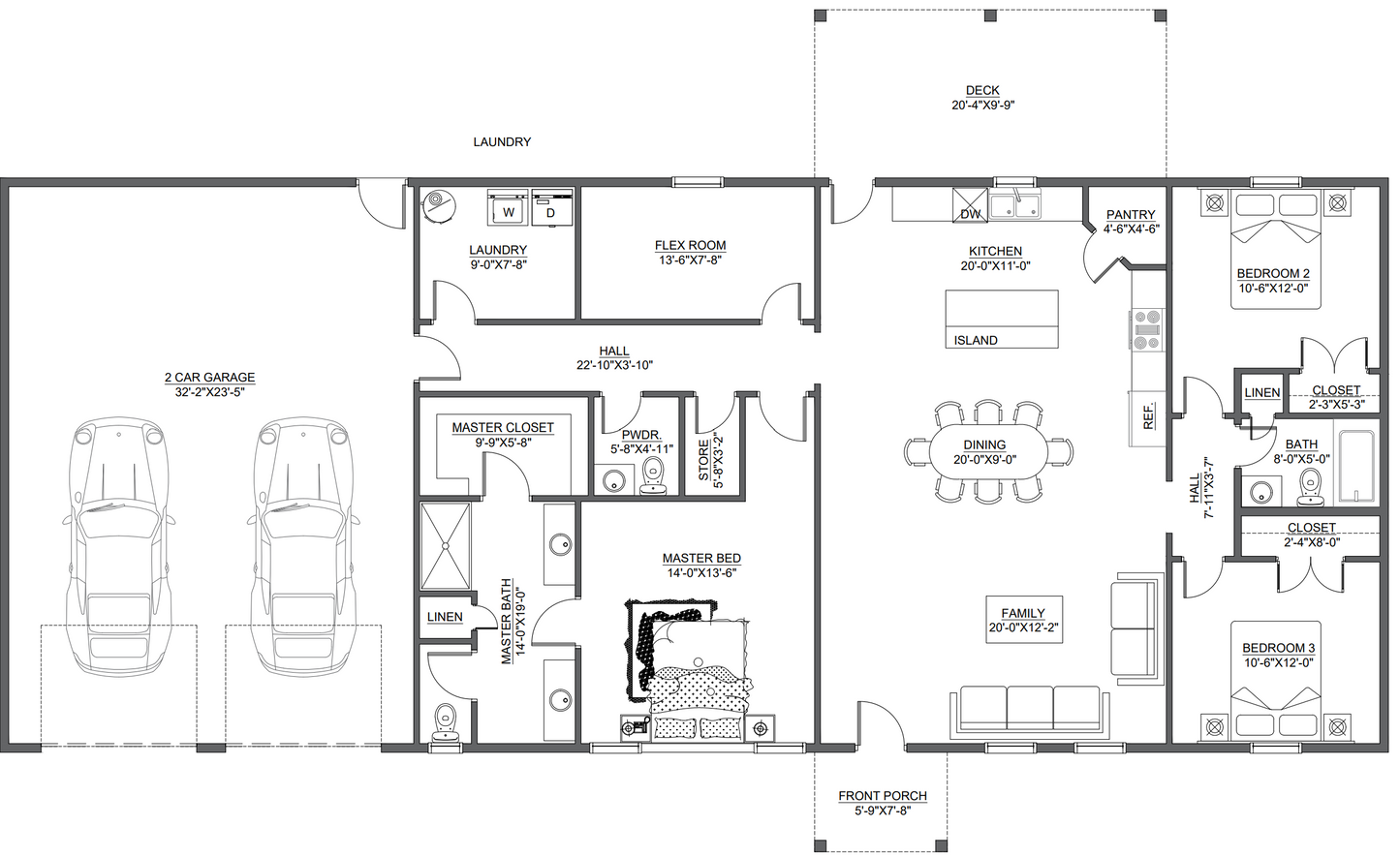 PL-62313 Dalton Barndominium House Plans