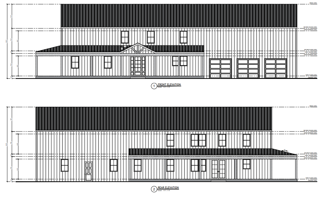 PL-62324 Milford Barndominium House Plan