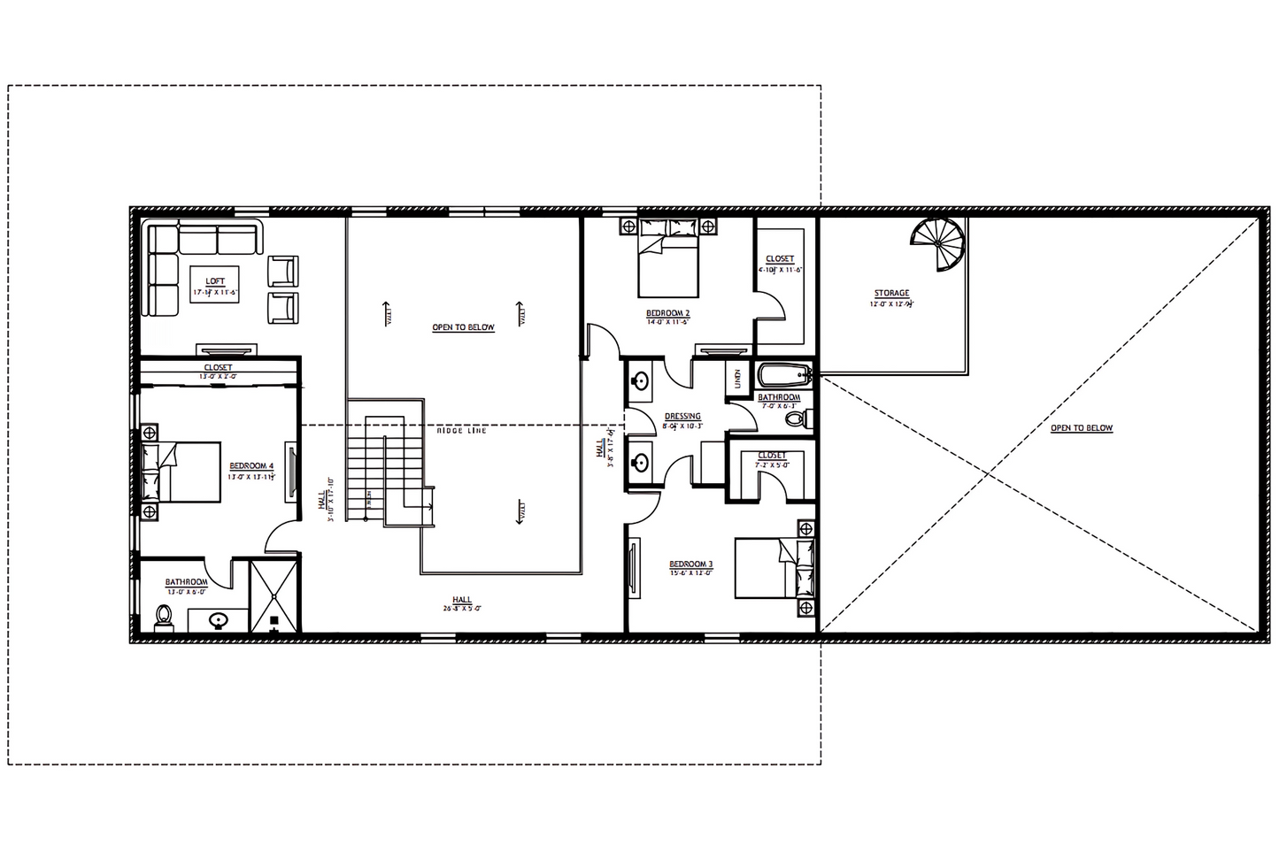 PL-62324 Milford Barndominium House Plan