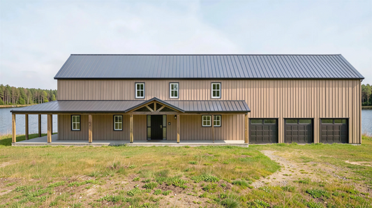 PL-62324 Milford Barndominium House Plan