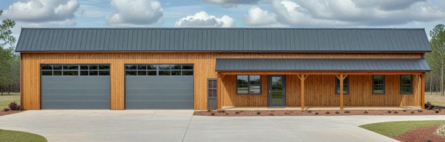 PL-62504 Cameron Barndominium House Plan