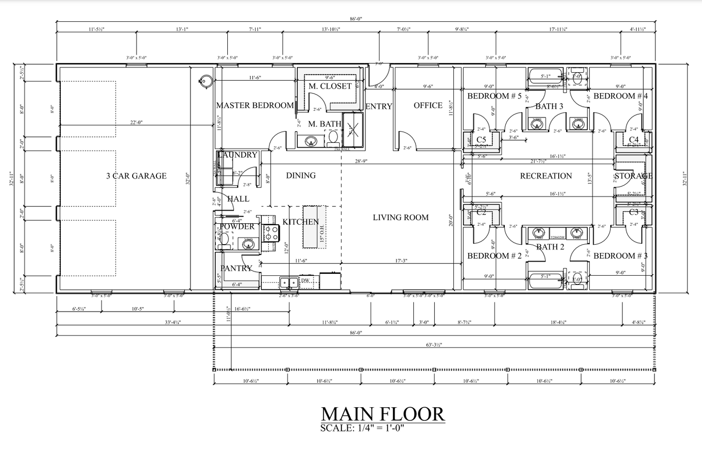 PL-62312 Harmony Barndominium House Plan