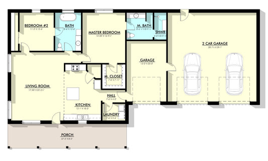 PL-62510 Jordan Barndominium House Plan