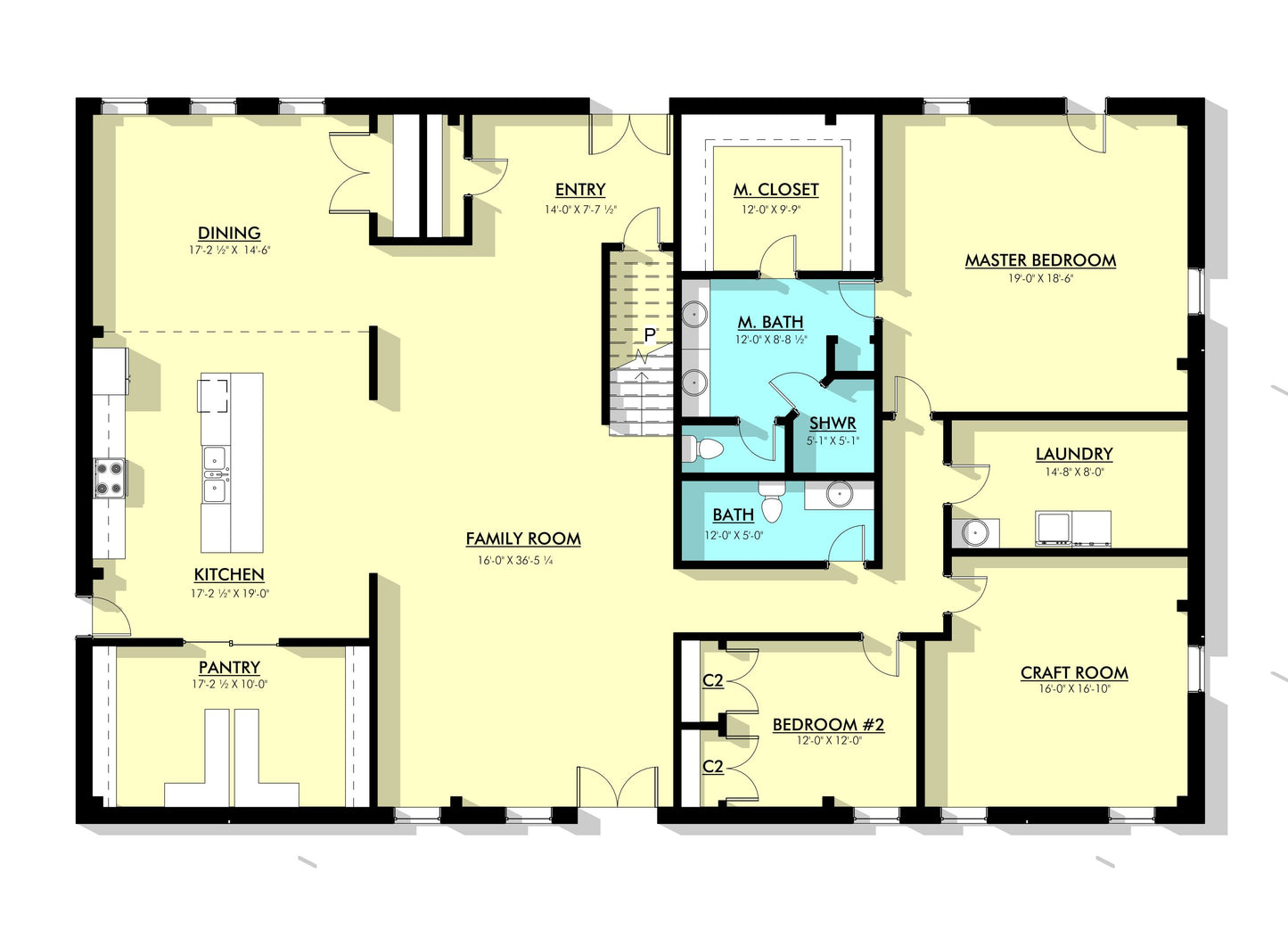 PL-62511 Morgan Barndominium House Plan