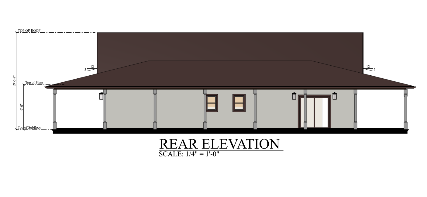 PL-62512 Alexander Barndominium House Plan