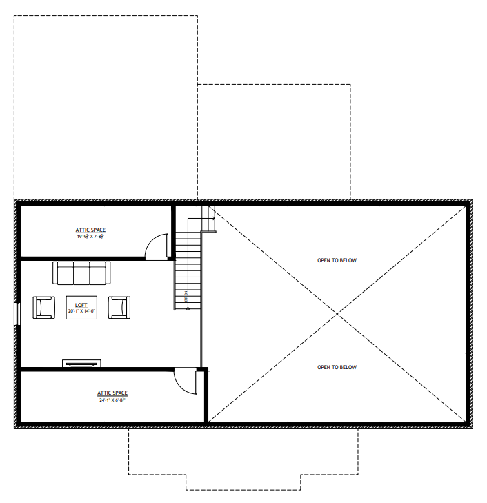 PL-62513-W Wooddale Barndominium House Plan