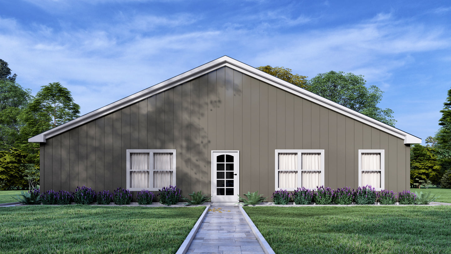 PL-62514 Constantine Barndominium House Plan