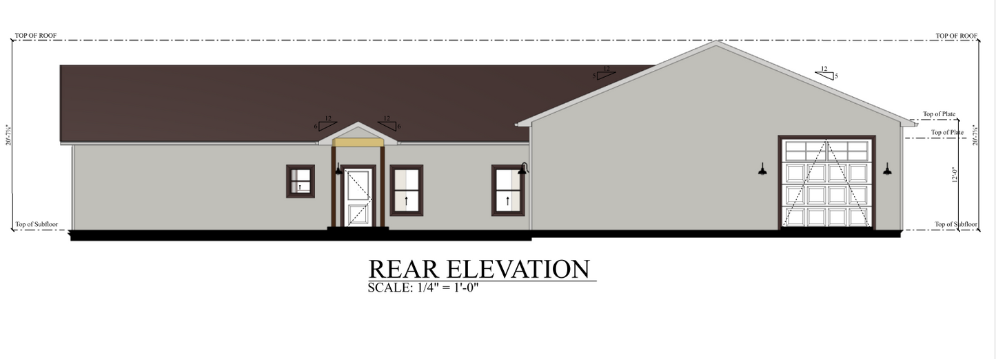 PL-62516 Johnson Barndominium House Plan