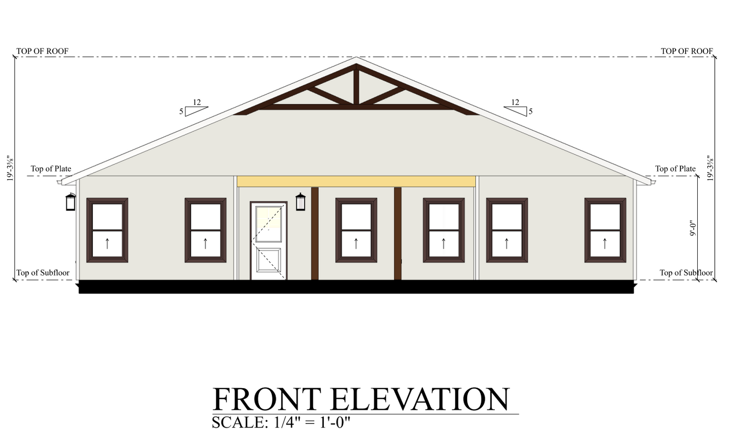 PL-62520 Amelia Barndominium House Plan
