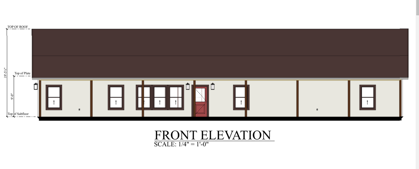 PL-62522 Noah Barndominium House Plan
