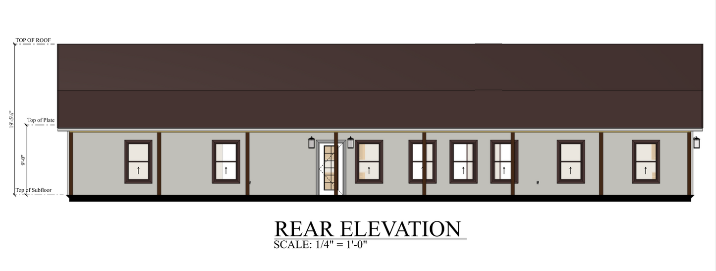 PL-62522 Noah Barndominium House Plan