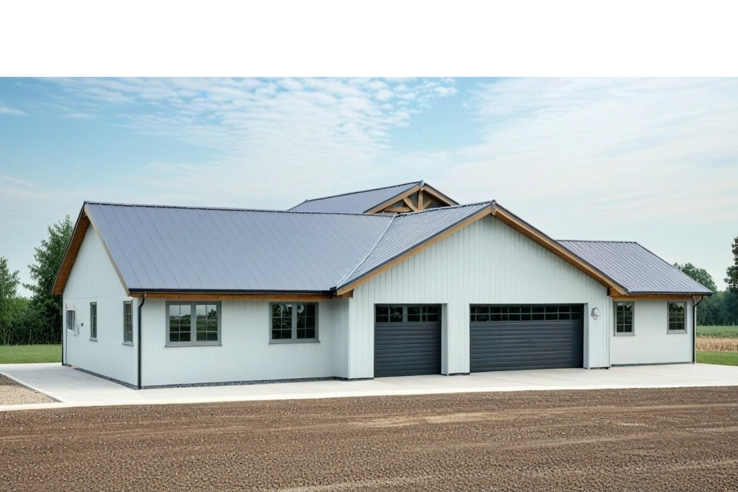 PL-62650 Oakdale Barndominium House Plan