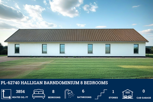PL-62740 Halligan Barndominium House Plan