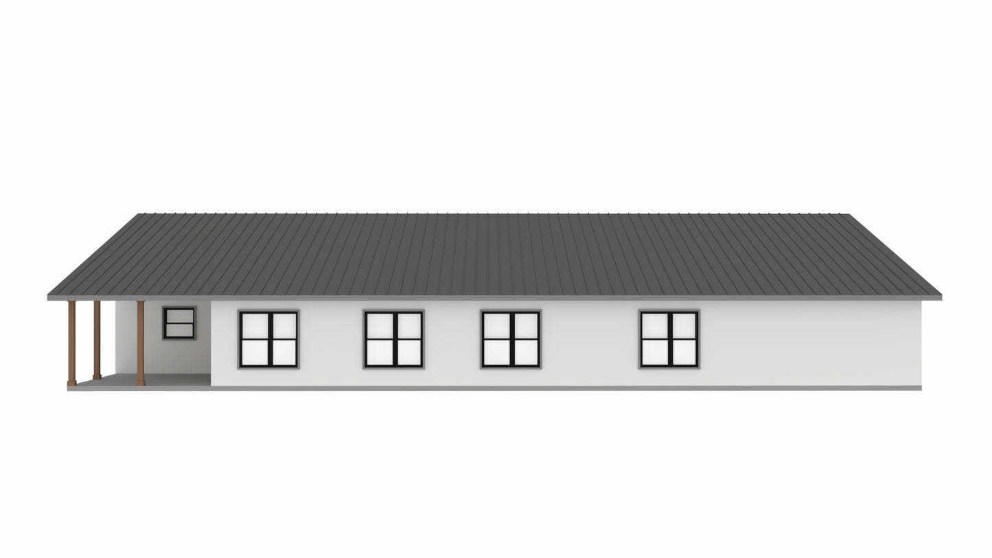 PL-62740 Halligan Barndominium House Plan